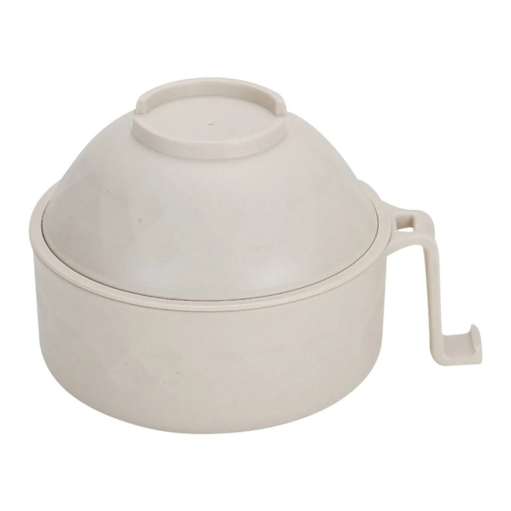 Set boluri ramen, capacitate mare, material din fibra, multicolor