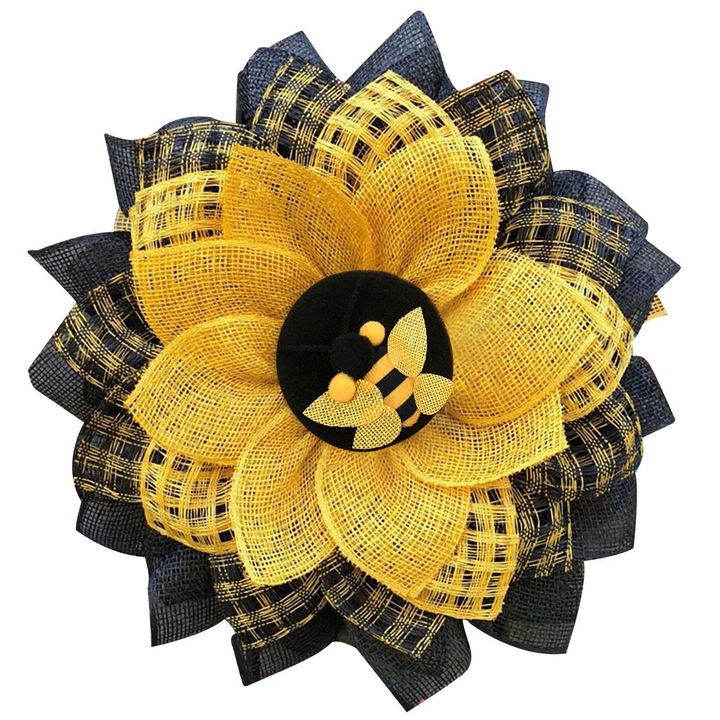 Floarea-Soarelui artificiala, Decorativa, Galben/Negru