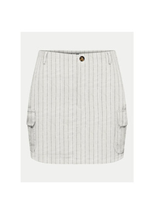 Fusta dama, Only, 303389192, In/Viscoza, Alb, Alb