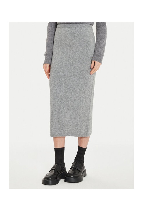 Fusta dama, Vicolo, 304913365, Viscoza/Lana/Poliamida, Gri, Gri