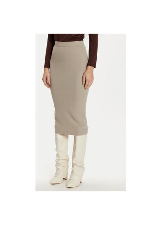 Дамска пола, Vero Moda, 304868894, Полиестер, 76974, Сив