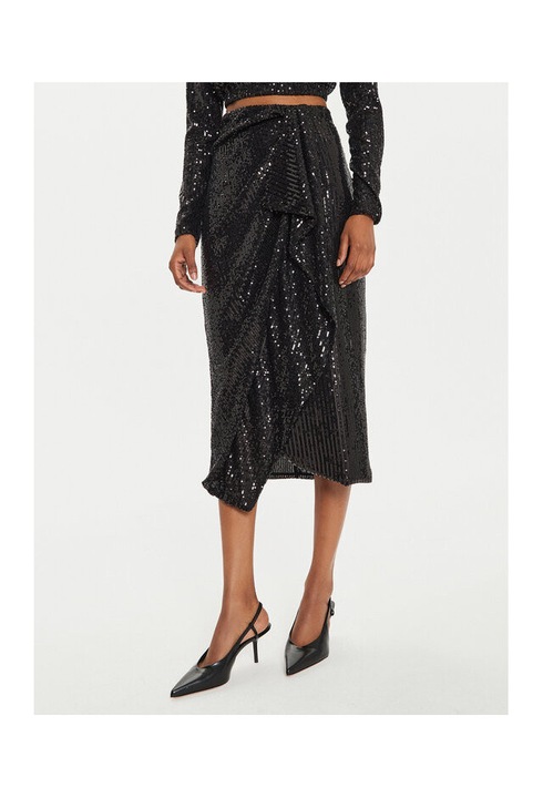 Fusta dama, Vicolo, 304937064, Poliester, Negru, Negru