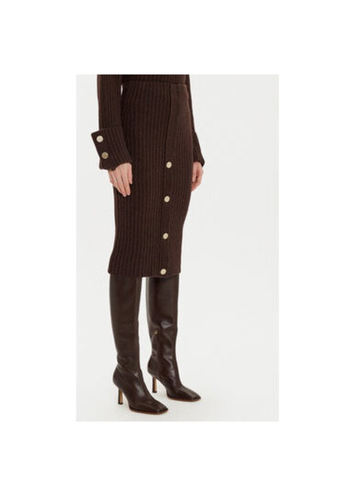 Fusta dama, Vicolo, 304982712, Poliester/Lana, Maro, Maro