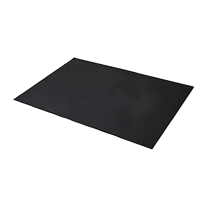 YANYXR tűzálló grill alátét, magas hőmérsékletnek ellenálló, fekete, 99x120cm