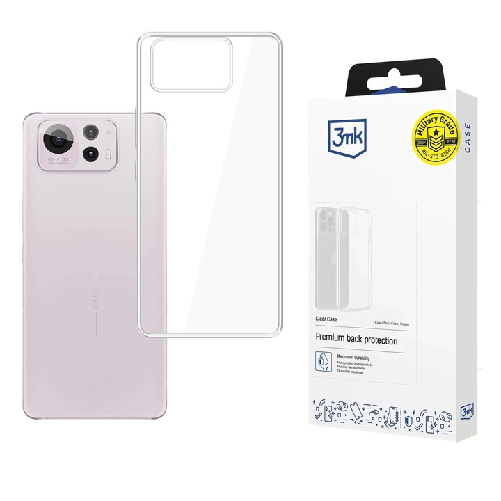 Husa 3mk Clear Case pentru Asus Zenfone 12 Ultra, transparent