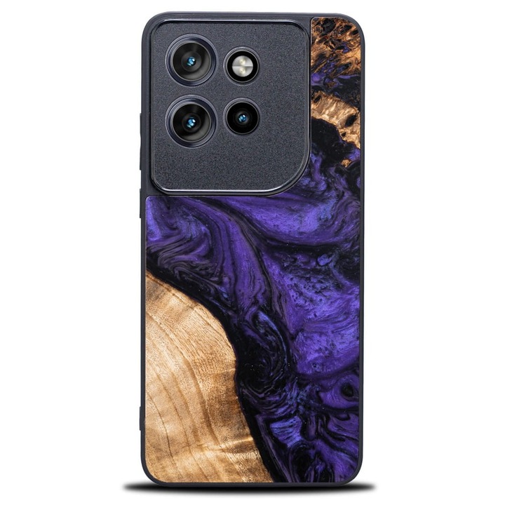 Калъф, Bewood Unique за Motorola Edge 50 Neo, Лилаво