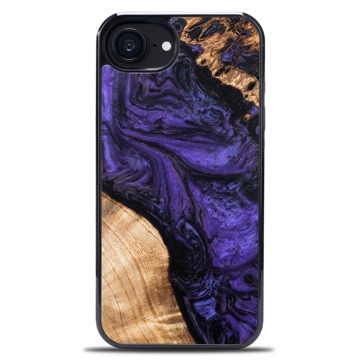 Husa Bewood Unique pentru iPhone 16e, violet
