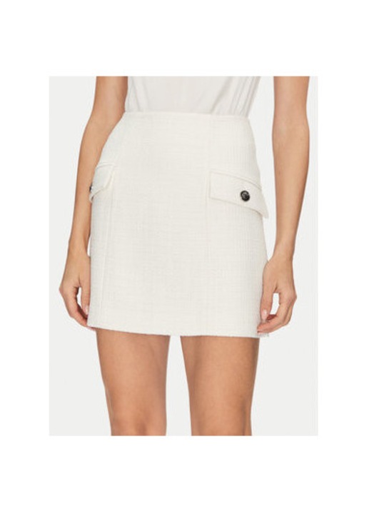 Fusta dama, Bruuns Bazaar, 304709678, Poliester, Alb, Alb