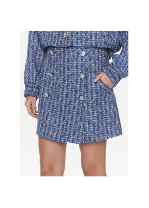 Дамска пола, Изработка по поръчка, 303543211, Памук/Вискоза/Полиестер, Синя, Син