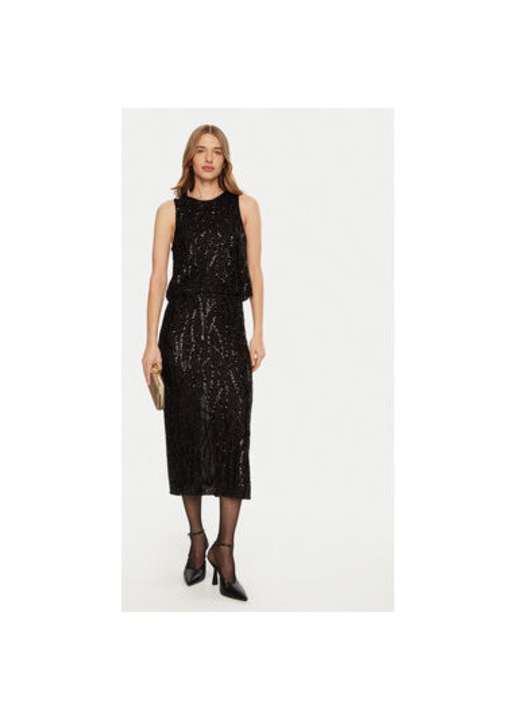 Fusta dama, Imperial, 305104960, Poliester, Negru, Negru