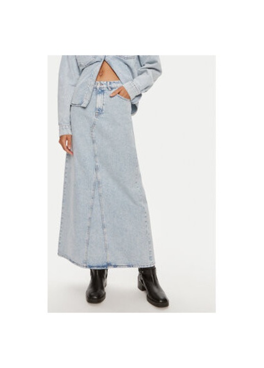 Дамска пола, Gestuz, 304354397, Памук, Син, Син