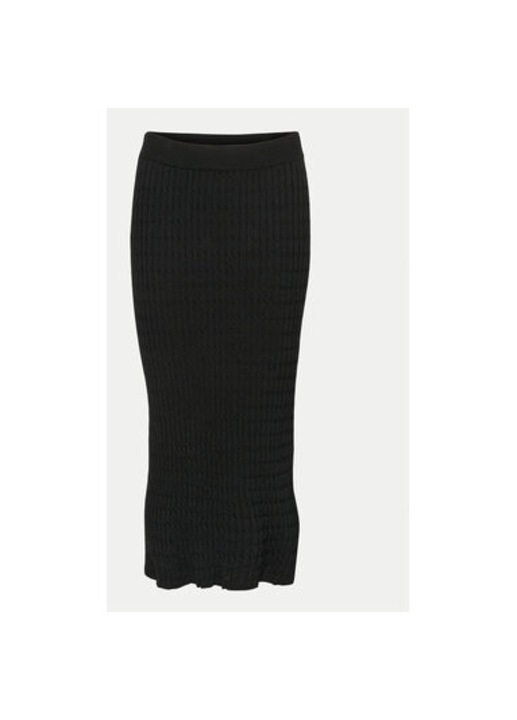 Fusta dama, Kaffe, 304751950, Viscoza/Nylon, Negru, Negru