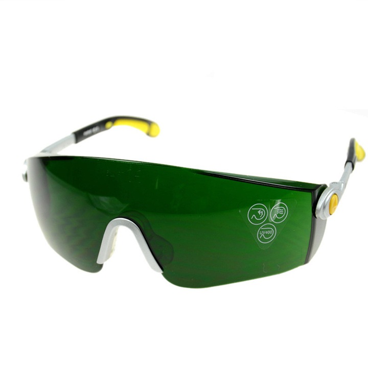 Заваръчни очила, червени, UV защита, удароустойчиви, регулируеми