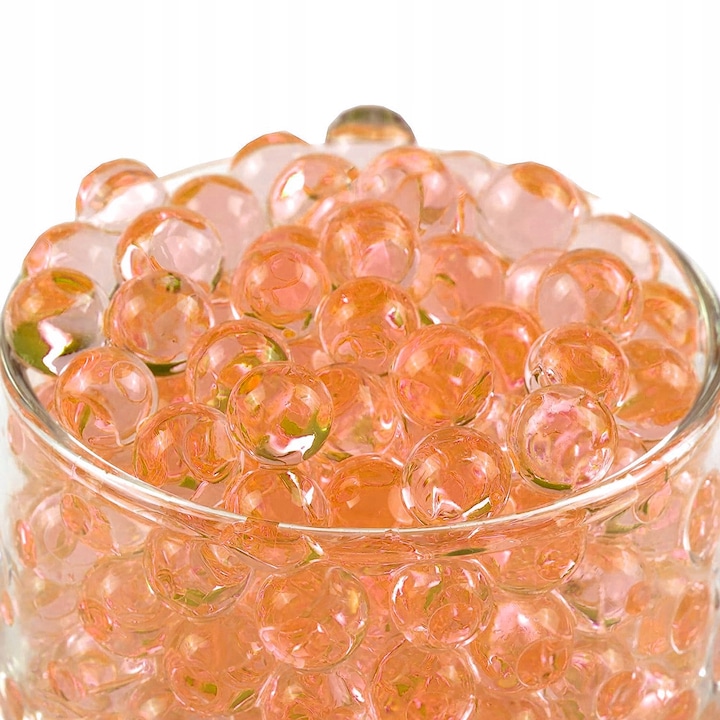 La Manuli dekoratív zselatin golyók – 10 000 színes, nedvszívó és újrafelhasználható gyöngy – növényekhez, dekorációhoz és kreatív játékhoz