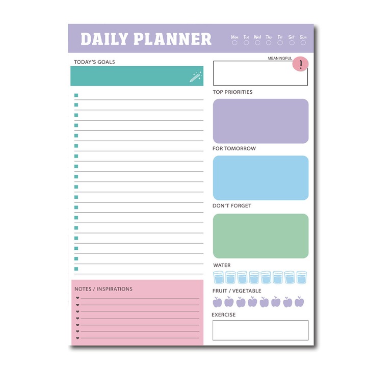 Agenda, AMRINUGL, 60 file, Design elegant, 5.8x8.2 inch