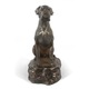 Boxer szobor, Art-Dog, bronz, 20x15cm, kő talp