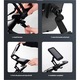 Suport telefon bicicleta/motocicleta, ajustabil 360, brat de prindere robust, pana la 6.8 inch, negru, impermeabil