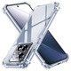 Husa antisoc pentru Xiaomi 14T, Accesorio Shockproof Silicone, Transparent