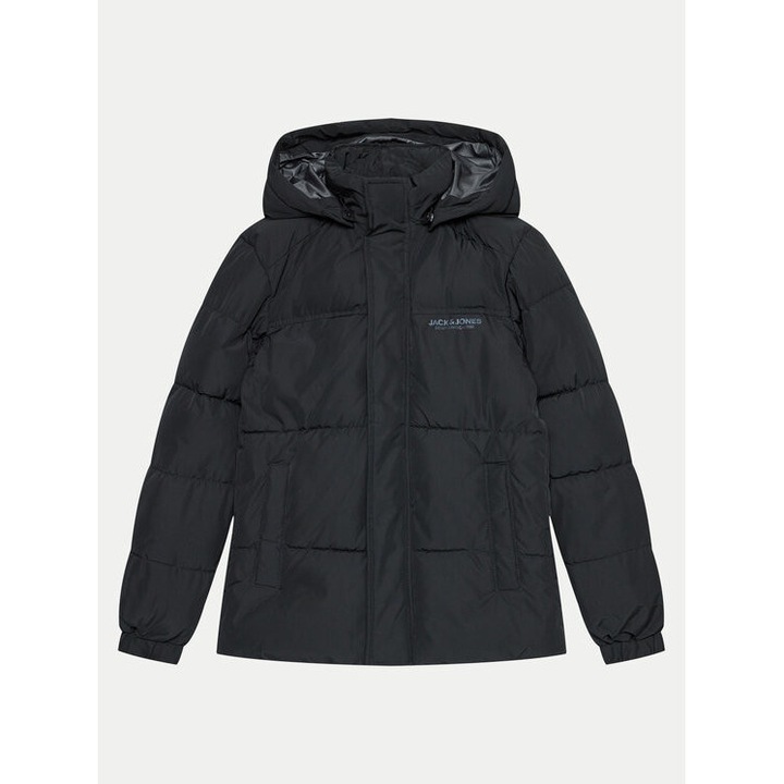 Geaca baieti, Jack & Jones, 304388620, Poliester, Negru, Negru, 140 CM