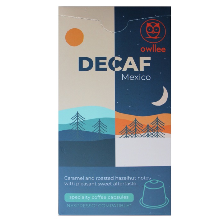 Capsule de cafea, Owllee, compatibile Nespresso, 10 bucati la cutie