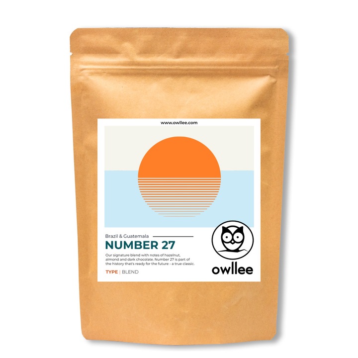 Boabe de cafea, Owllee, 100% Arabica, 500 g