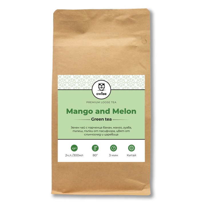 Zöld tea, mangó és dinnye, 50 g