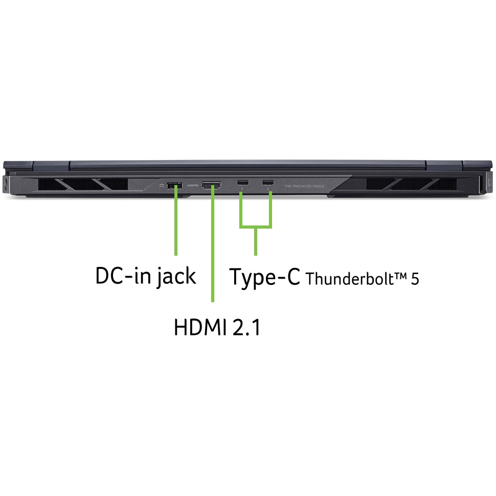 Laptop Gaming Acer Predator Helios 18 AI PH18-73-90KW cu procesor Intel® Core™ Ultra 9 275HX pana la 5.4GHz, 18'', WQXGA, 250Hz, IPS, 64GB DDR5 RAM, 2TB SSD, NVIDIA® GeForce RTX 5080 16GB GDDR7, No OS, Abyssal Black