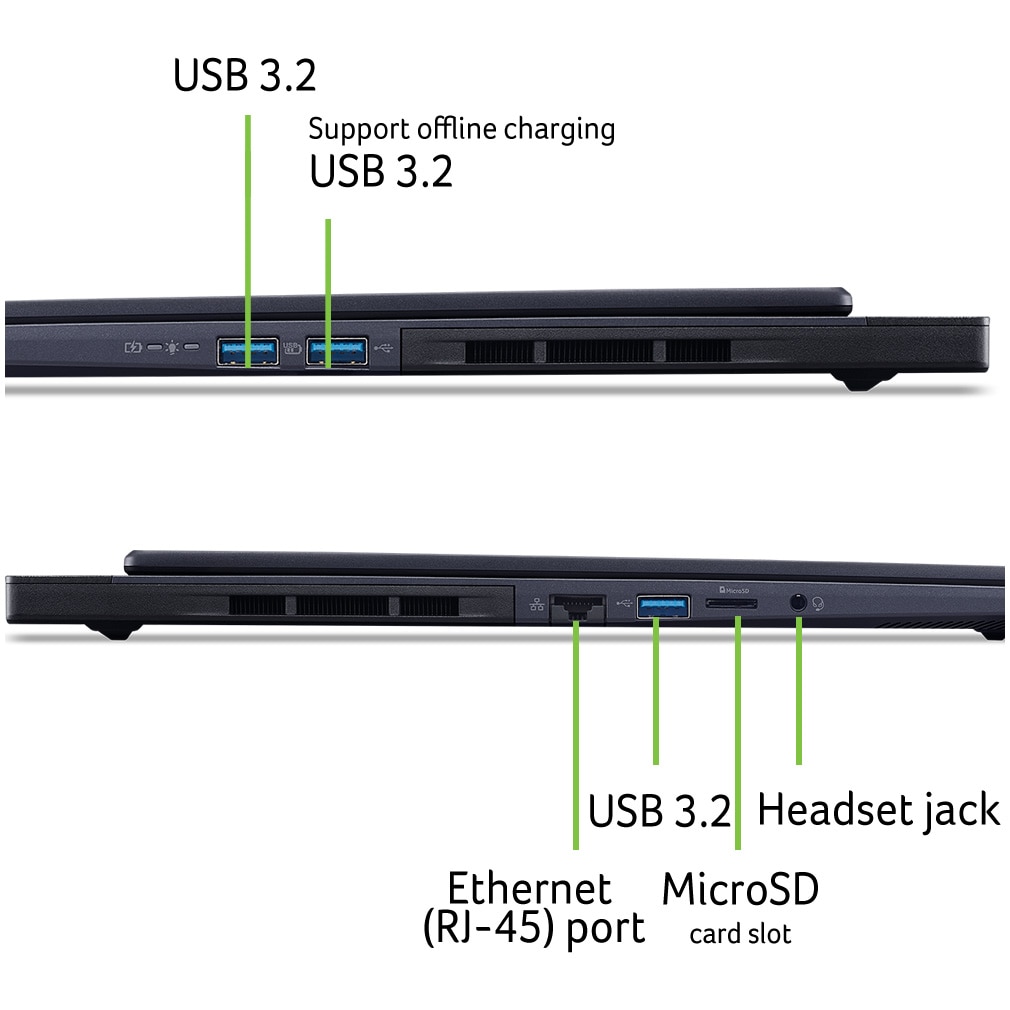 Laptop Gaming Acer Predator Helios Neo 16S AI OLED PHN16S-71-77YM cu procesor Intel® Core™ Ultra 7 255HX pana la 5.2GHz , 16'' WQXGA, OLED, 240Hz, 32GB DDR5 RAM, 1TB SSD, NVIDIA® GeForce RTX 5070 8GB GDDR7, No OS, Abyssal Black