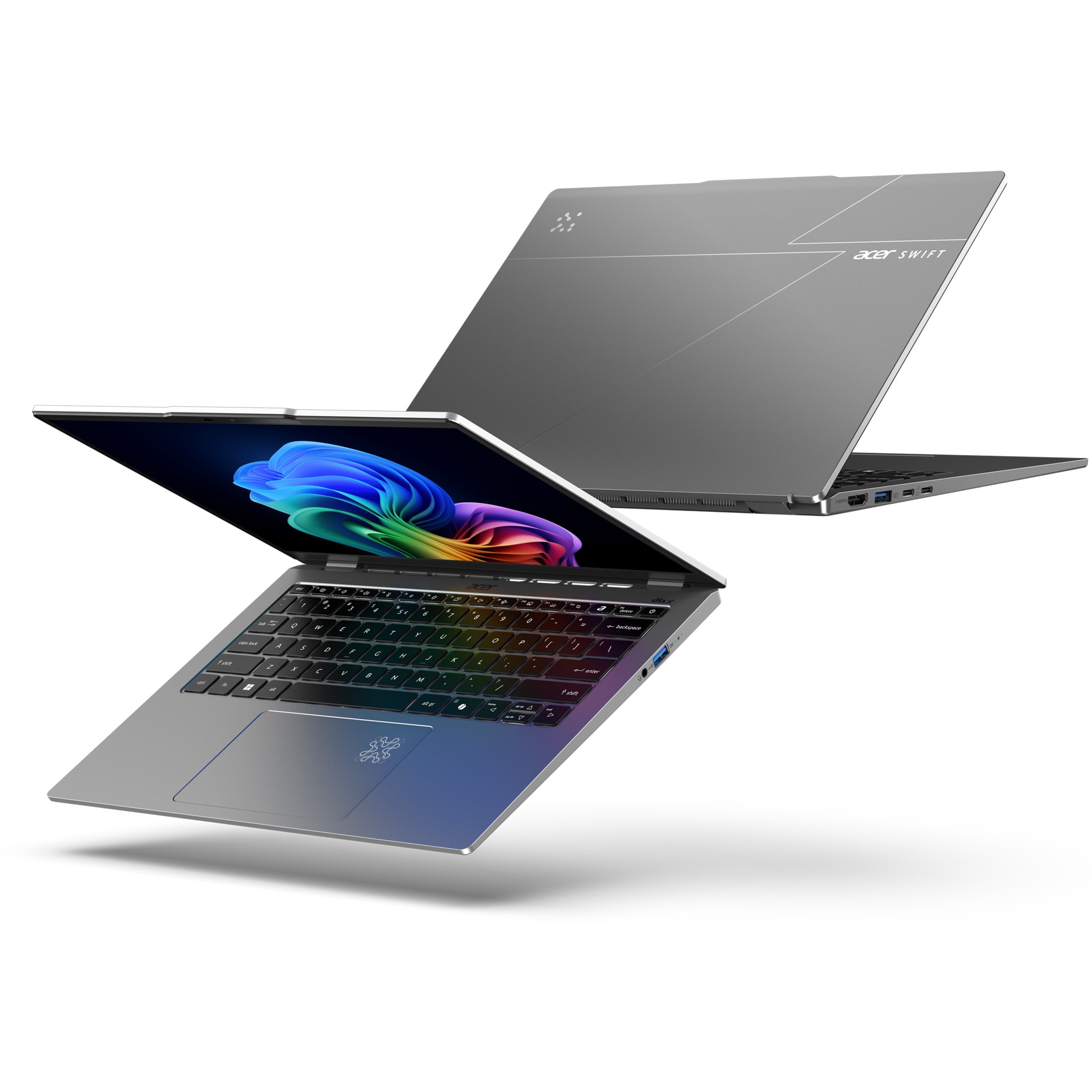 Laptop Acer Swift Go 14 AI OLED SFG14-64-R6AX cu procesor AMD