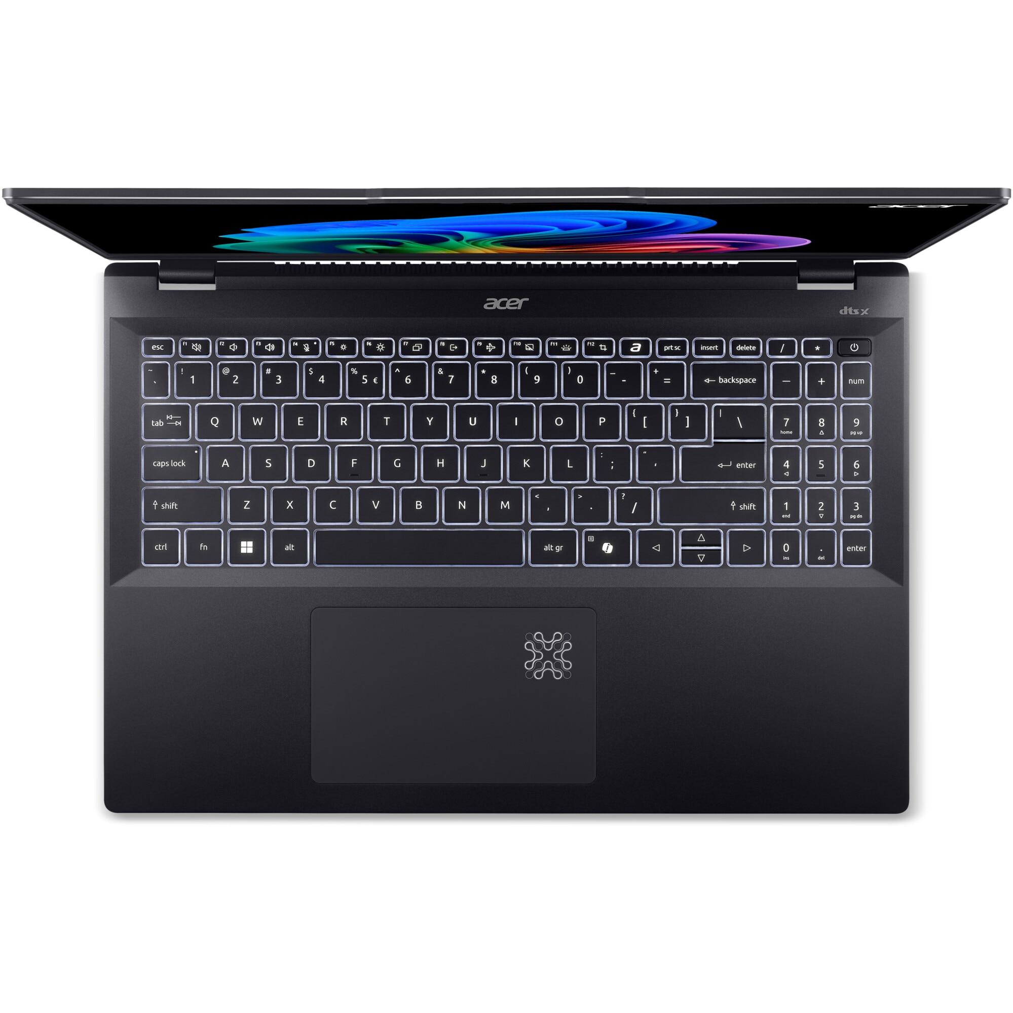 Laptop Acer Swift 16 AI OLED SF16-51-54HU cu procesor Intel® Core™ Ultra 5 226V pana la 4.5GHz, 16" WQXGA+, OLED, 120Hz, 16GB LPDDR5X RAM, 1TB SSD, Intel® Arc™ Graphics 130V, Windows 11 Home, Ice Black