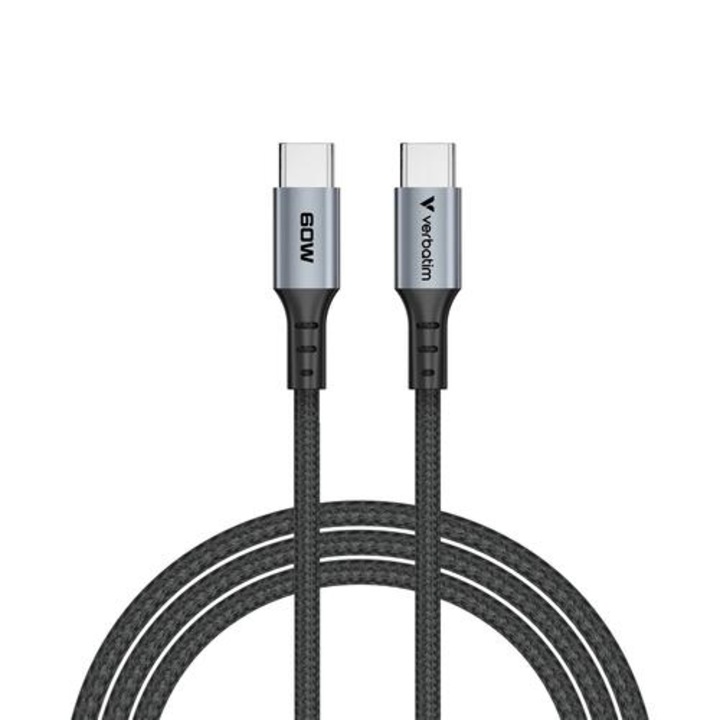 USB кабел, Verbatim Sync / Charge USB-C to USB-C 60W 120 cm