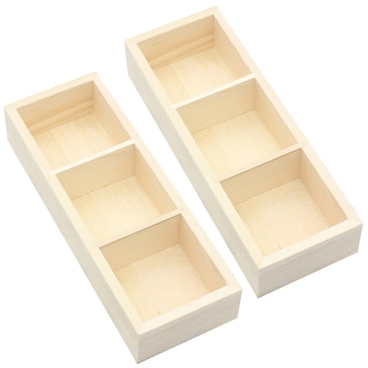 Organizator ceai din lemn ZYBLSSBB 21x7.5x4cm maro