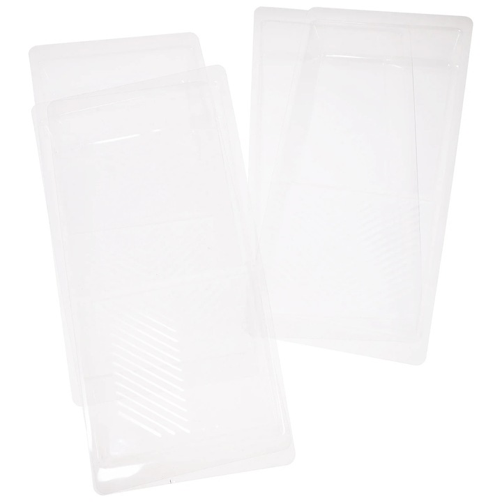 Set 4 captuseli tavi vopsit YANYXR transparente 30.5x15x4cm