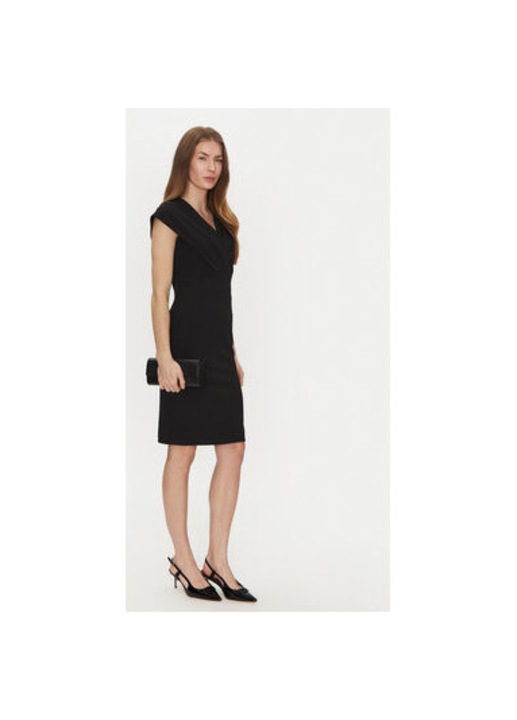 Rochie dama, Rinascimento, 305266132, Poliester, Negru, Negru