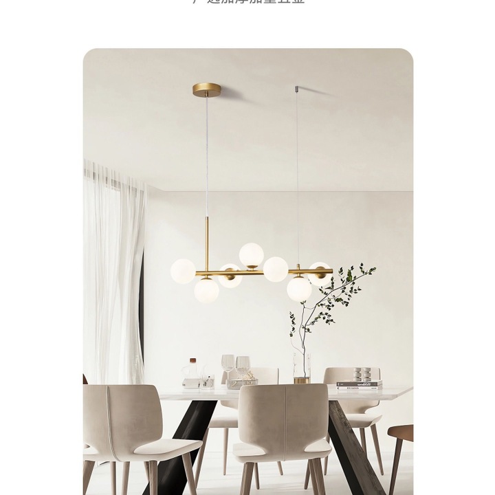 LED полилей Sueva® със 7 крушки Globe Matt White G9 не са включени