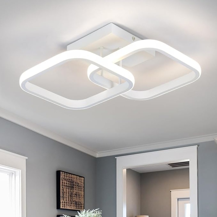 Lustra LED JIJU® Telecomanda wifi 2.4G lumina/rece/calda/neutra intensitate reglabila