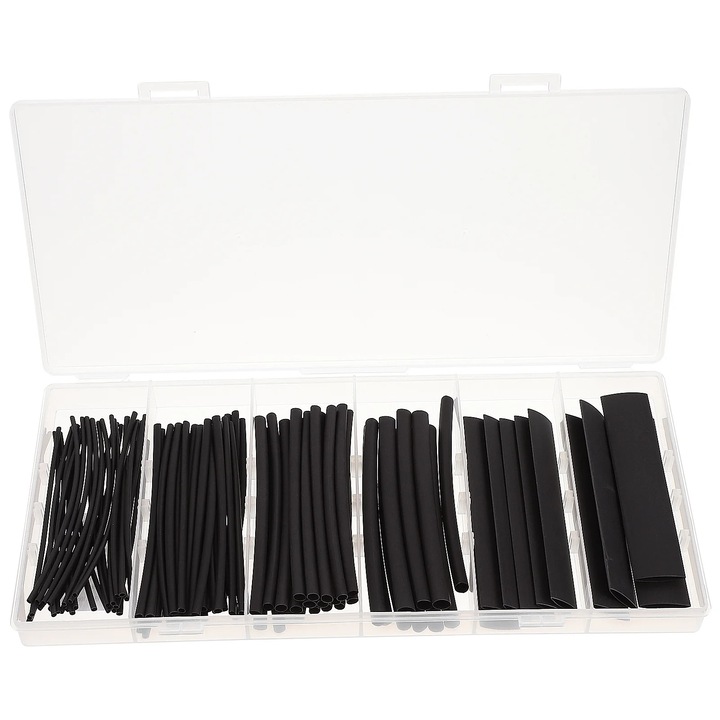 Set tub termocontractabil silicon, multicolor, diverse dimensiuni