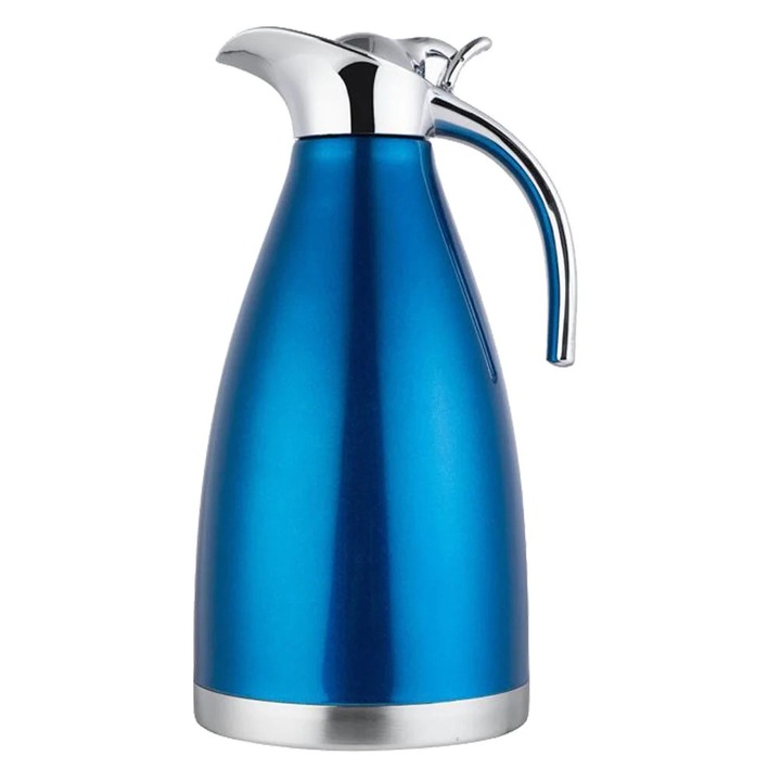 Sticla termica inox albastru 2L 29x14x14cm