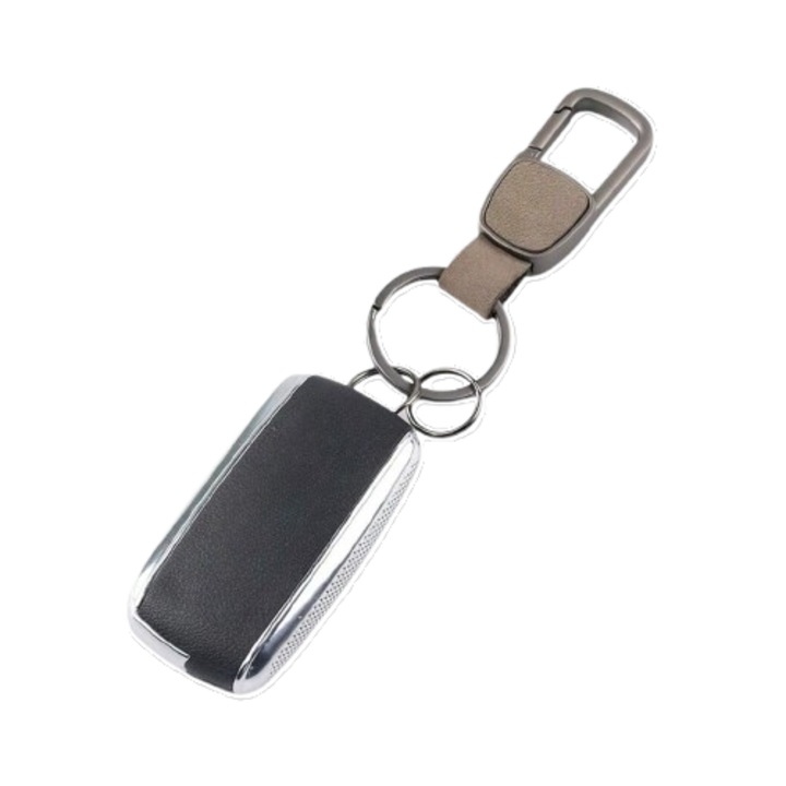 Breloc cu insertii din piele