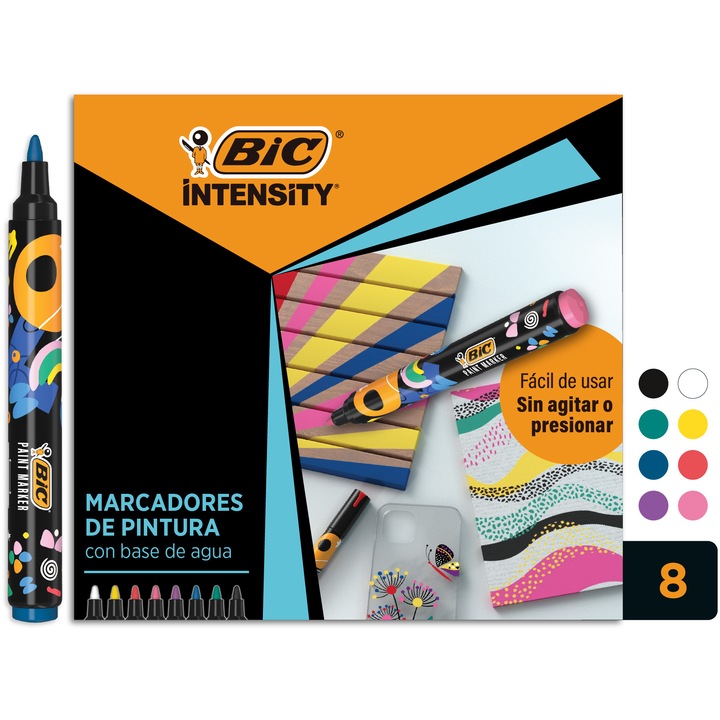 Химикалка BIC Intensity, 8 броя