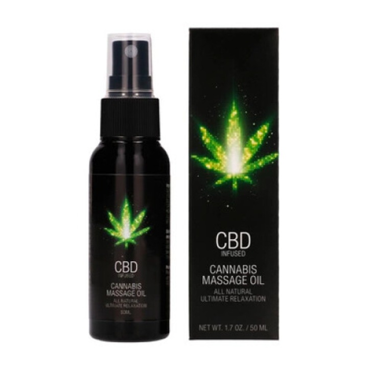 Ulei de masaj CBD 50 ml, PharmQuests, pentru uz extern