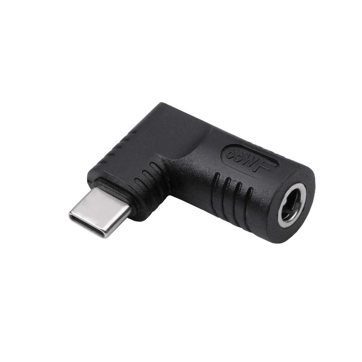 Akyga AK-ND-D06 hálózati adapter 5,5x2,5 mm - USB-C, 65W, kompakt