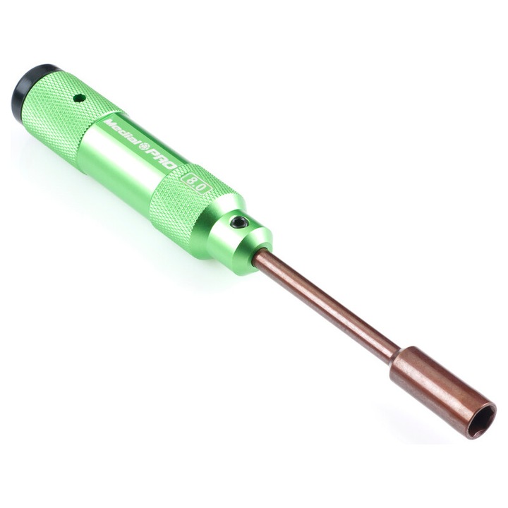 Medial Pro 8.0 mm-es csavarhúzó, alumínium nyél, 97 mm, 21 mm, gumi markolattal