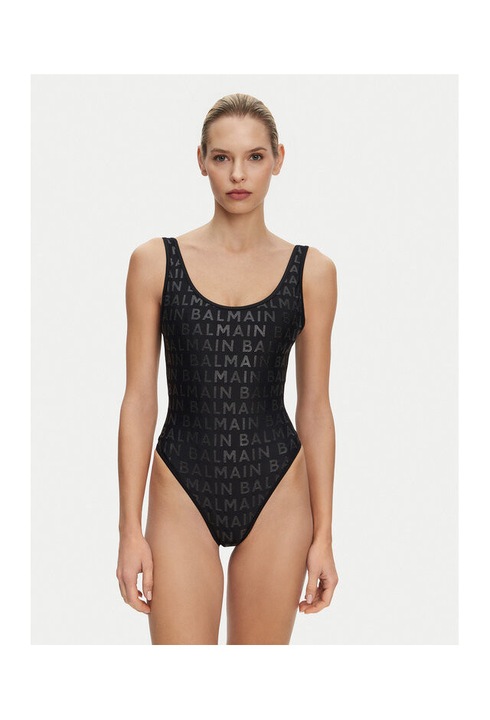 Дамски бански костюм Balmain, 305313348, Полиамид, Еластан, Черен, Черен