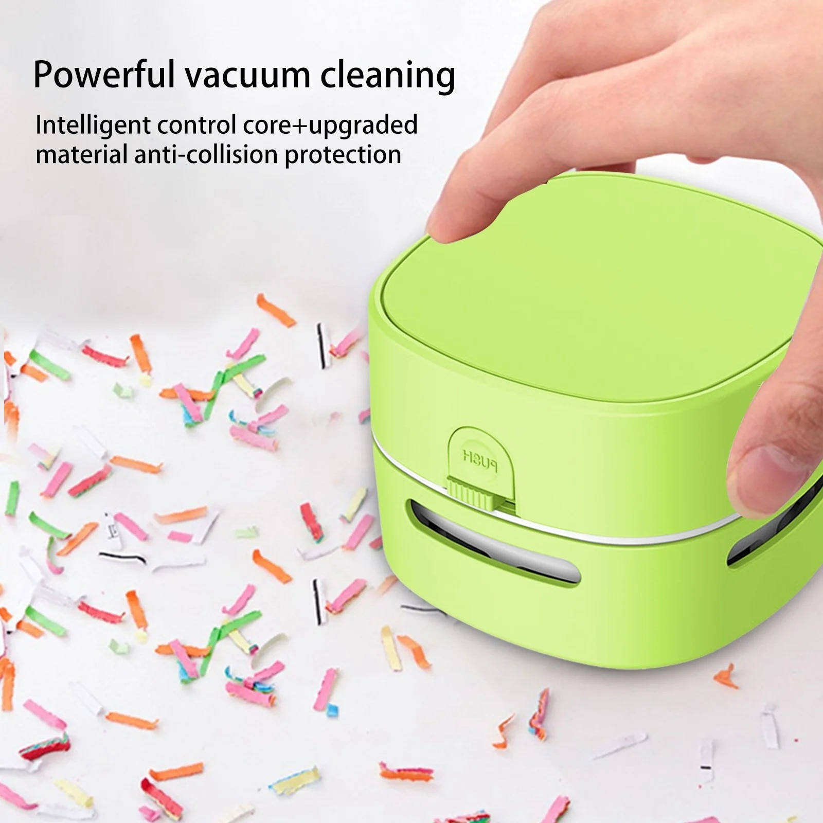 Aspirator auto portabil, multicolor, 8.3x8.3x6.1cm, putere 5W ...