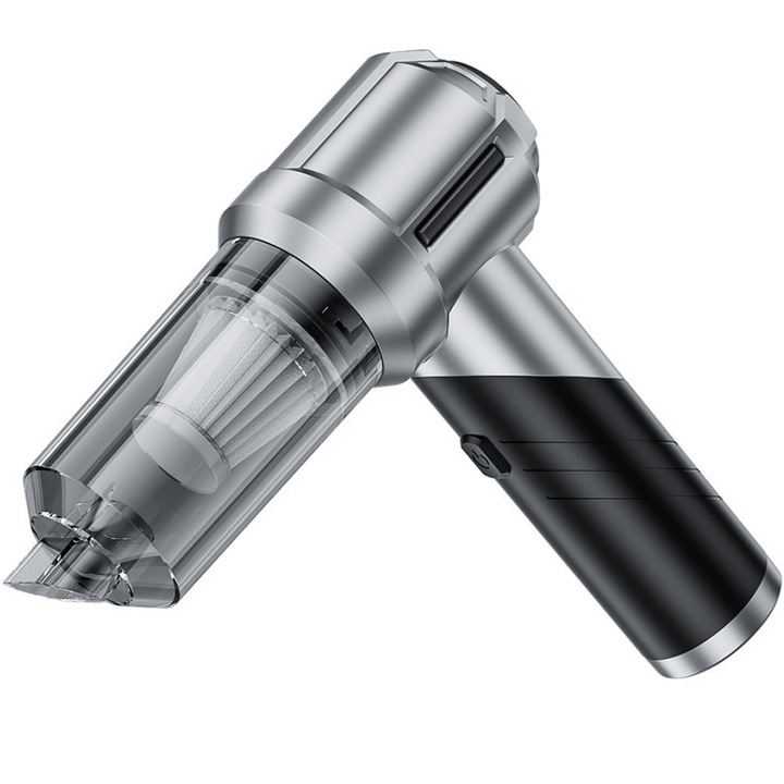 Преносима прахосмукачка Zypher, 12000 Pa висока всмукателна мощност, 6000 mAh батерия, използване на множество повърхности, бързо зареждане Type-C