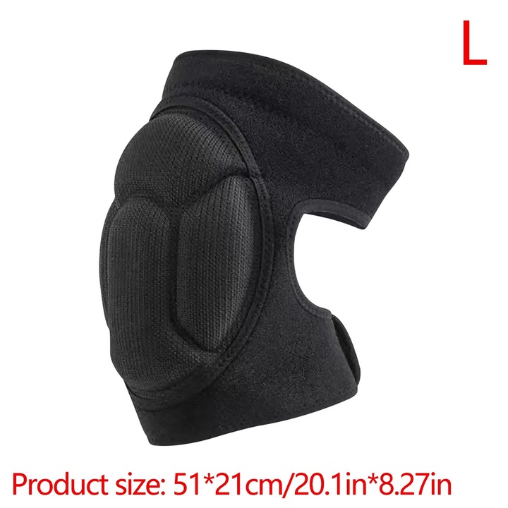 ZYBLSSBB, genunchiera de protectie din spuma EVA cu burete gros, reglabila, multicolor, S