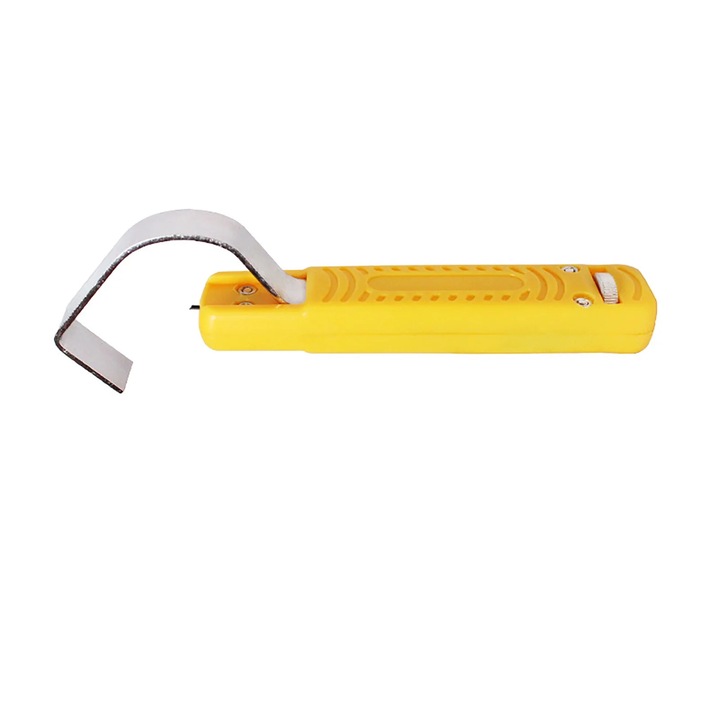 YANYXR kábelcsupaszító kés, állítható, sárga, 17cm