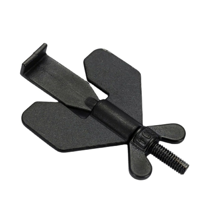 Blocator usa portabil, otel inoxidabil, negru, 8.4cm