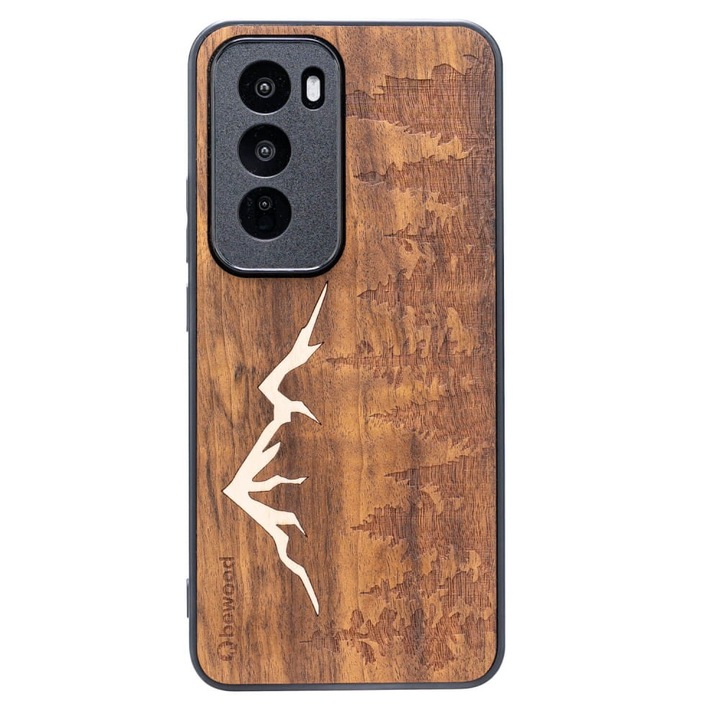Husa Bewood pentru Oppo Reno 12 Pro, muntii imbuia